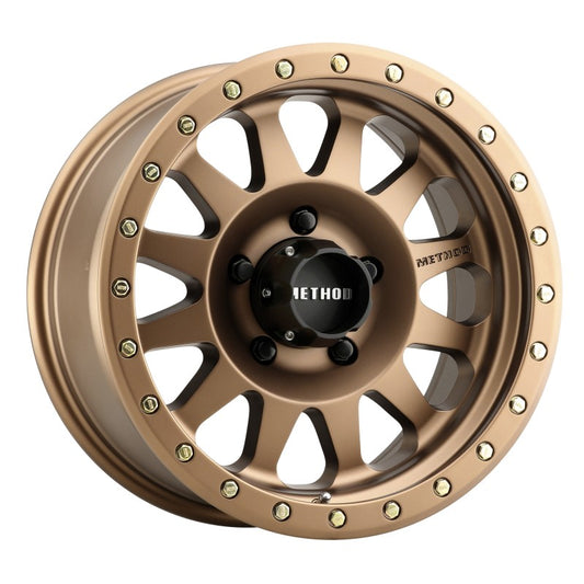 Method MR304 Double Standard Bronze | 17x8.5" +0mm | 5x5mm Wheel