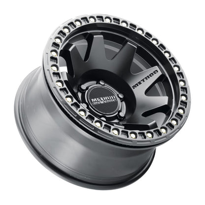 Method MR108 Beadlock Matte Black | 17x9" -44mm | 6x5.5mm Wheel