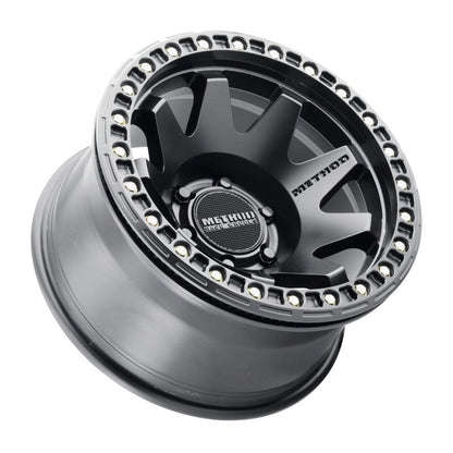 (set of 4) Method MR108 Beadlock Matte Black | 17x9" -44mm | 6x5.5in Wheel