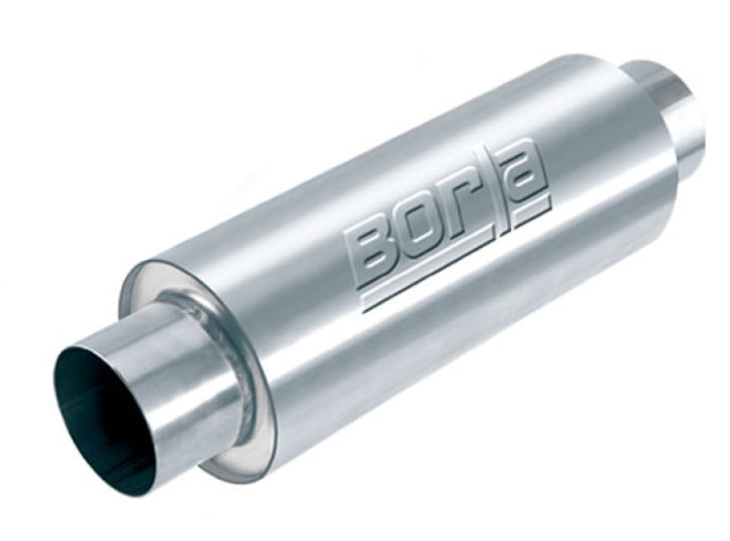 Borla XR-1 4in Ctr-Ctr Round Rotary Race Muffler | Universal (400374)