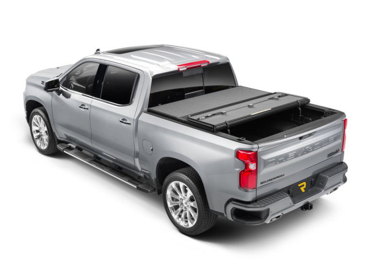Extang 88445 Solid Fold ALX Hard Tri-Fold Tonneau Cover for 2014-2019 Silverado