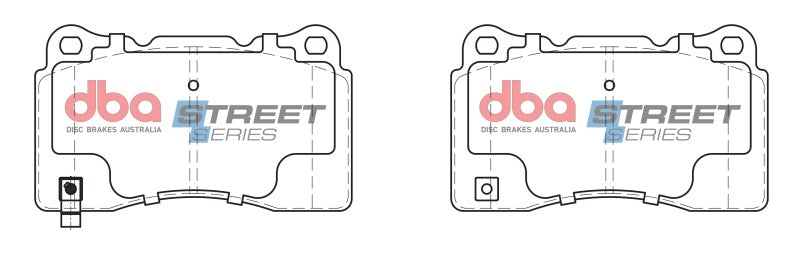 DBA Rear Street Series Brake Pads | Ford GT (05-06) (DB1678SS)