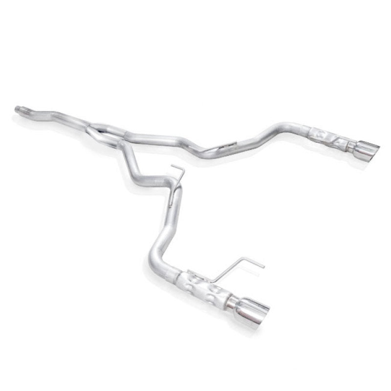 Stainless Works 2-1/2in Catback Retro Chambered Mufflers | Ford Mustang (15-16) (M15ECB)