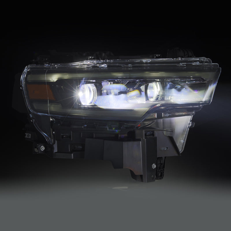 AlphaRex 880906 LUXX Dual LED Projector Headlights Alpha-Black Ram 25-26