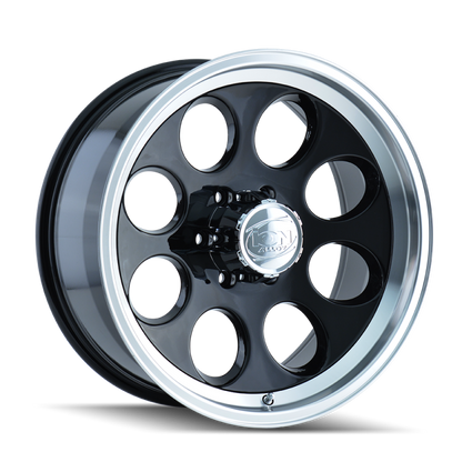 ION Wheels Type 171 Black/Machined | 17x9" +0mm | 6x139.7mm Wheel