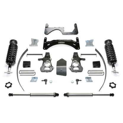 Fabtech 6" Performance Suspension System w/ 4.0" & 2.25" Components w/ OE Forged Steel Upper Control Arms | GM C/K1500 Pickup (14-18) (K1072DL)