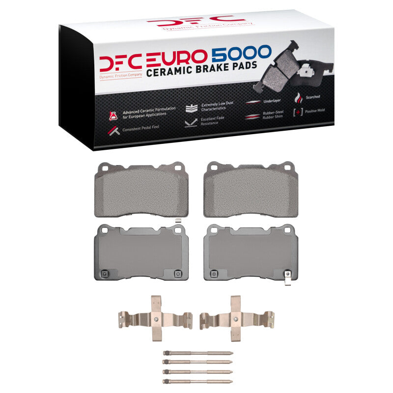 DFC 17-25 Acura Integra Front Euro 5000 Ceramic Pads w/HW | Civic X/ FK8/ 2023+ (1600-1001-06)