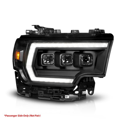 ANZO 19-24 RAM 2500/3500 Z-Series Full LED Proj Headlight DRL/Init/SeqSig Pass Side (111601X-R)