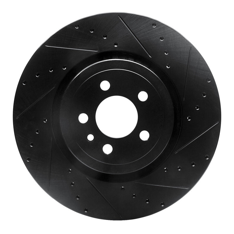 DFC D&S Front Right Brake Rotor (Black): Dodge Charger (14-23)