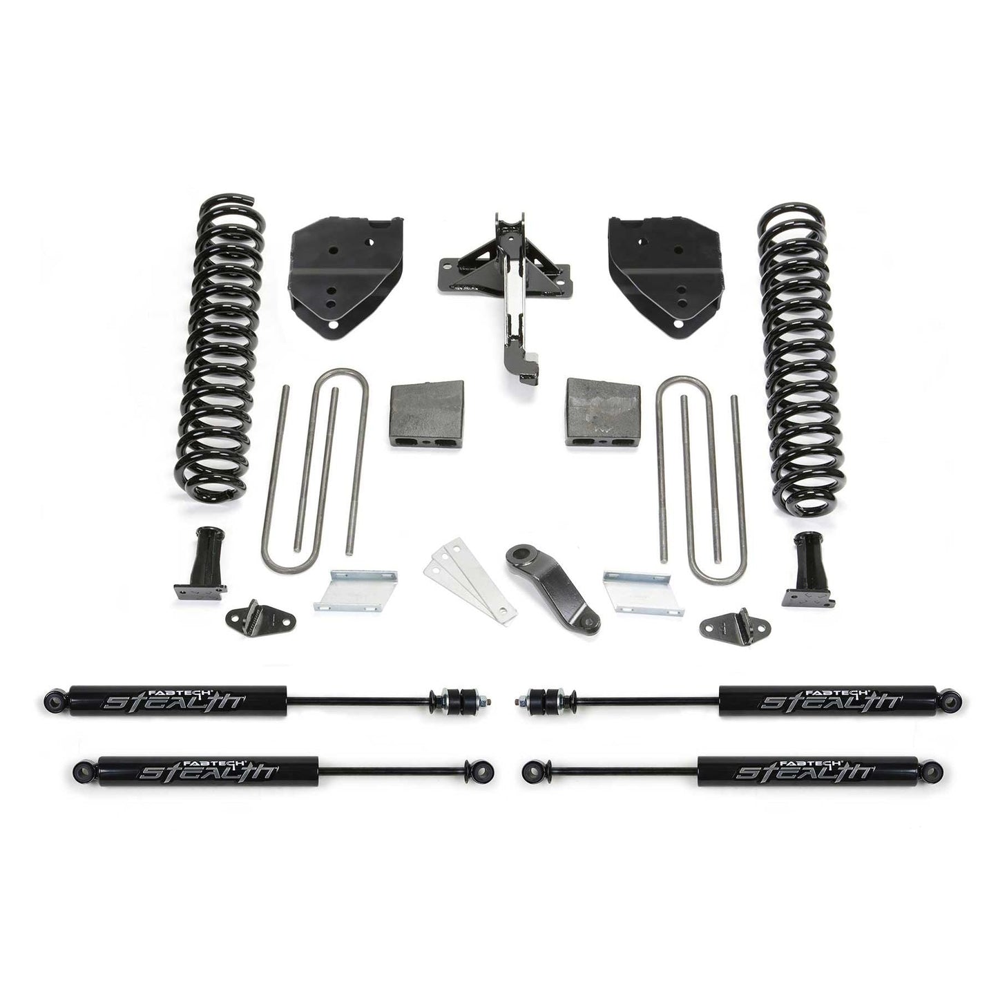 Fabtech 6in Basic System w/ Stealth | Ford F250/F350 4WD Gas (17-21) (K2255M)