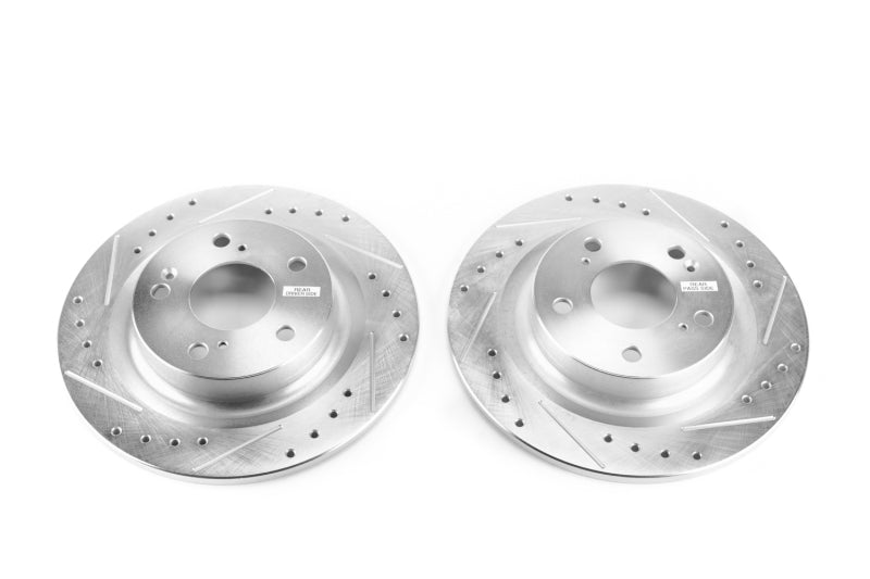 PowerStop Rear Evo Drilled & Slotted Rotors | Honda Civic Type-R/Acura Integra (17-24) (JBR1749XPR)