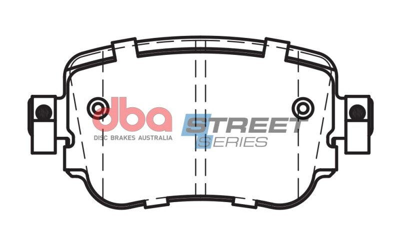 DBA Rear Street Series Brake Pads | Volkswagen Golf S/SE/SEL (15-21) (DB15009SS)