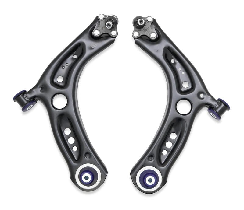 SuperPro 2015 Volkswagen Golf R Base Front Control Arm Lower Assembly Kit (Add. Positive Caster)