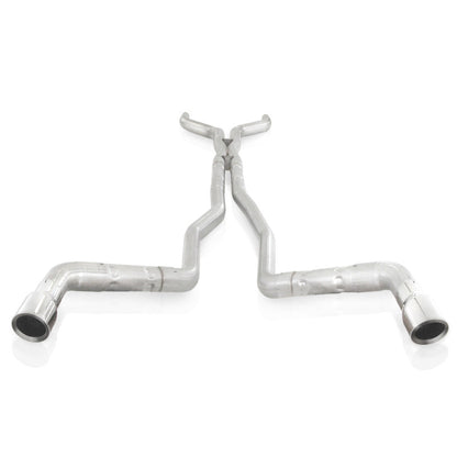 Stainless Works 3in Dual Chambered Catback System with X-Pipe | Chevrolet Camaro (10-15) (CA11CB)