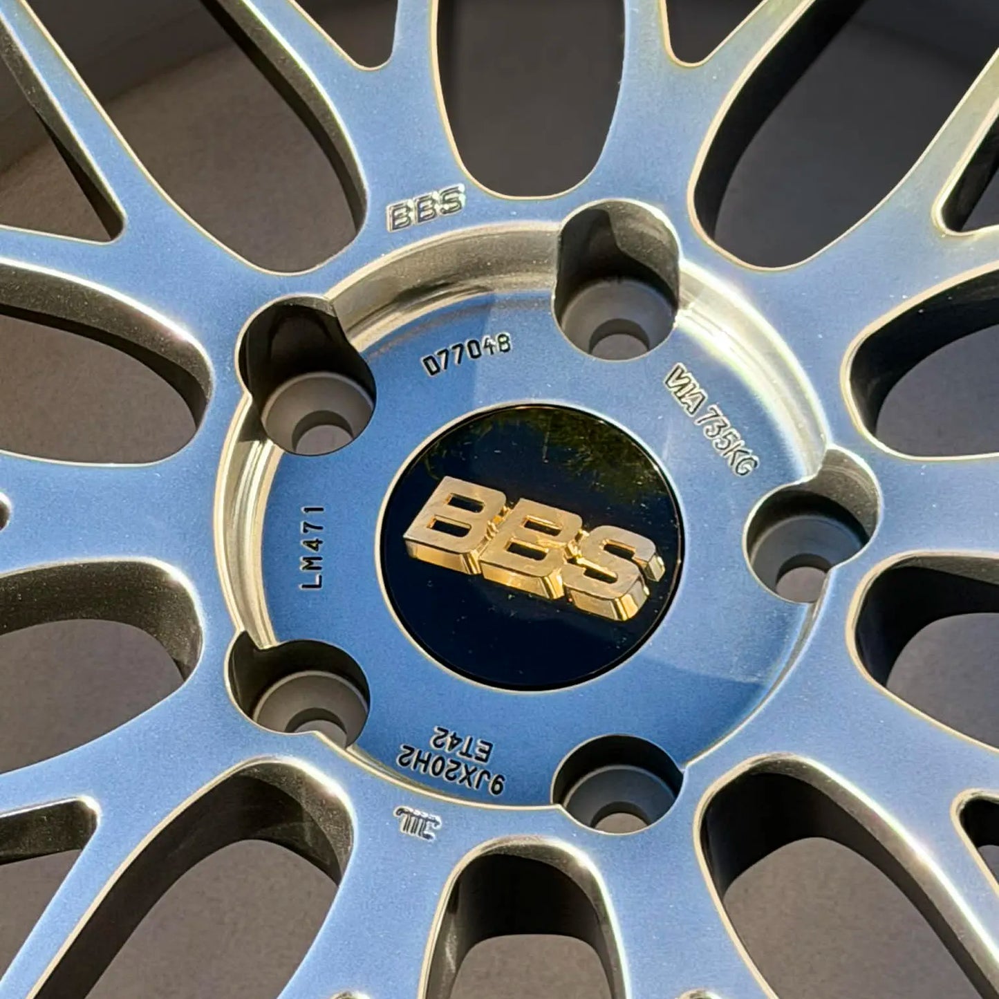 BBS LM 20x9 +42, 20x12 +72 5x130 Diamond Black (SET)
