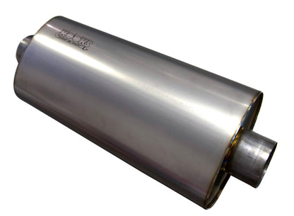 Kooks MUF-019 3in Oval Center/Center Muffler 18in Polished SS