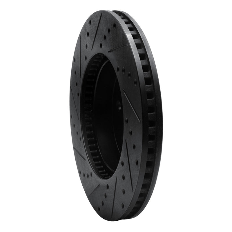 DFC D&S Black Brake Rotor (FRONT RIGHT): Dodge Durango 3.6L / 3.9L (03)