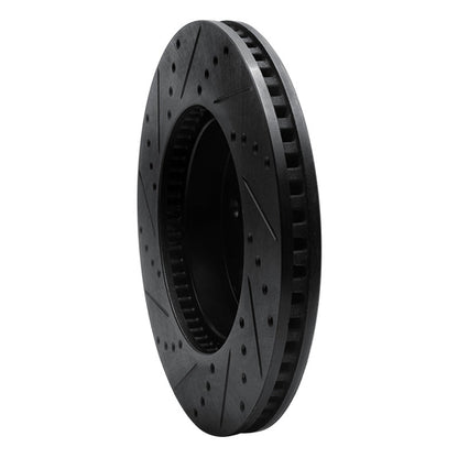 DFC D&S Black Brake Rotor (FRONT RIGHT): Dodge Durango 3.6L / 3.9L (03)