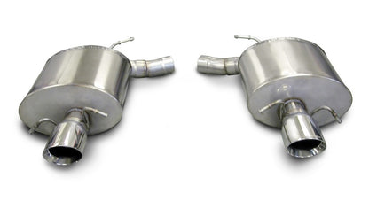 CORSA Sport, Touring / 2.5 in Axle-Back 4.0 in Single Tips | 2009-2014 CTS-V Sedan (14941, 14940)