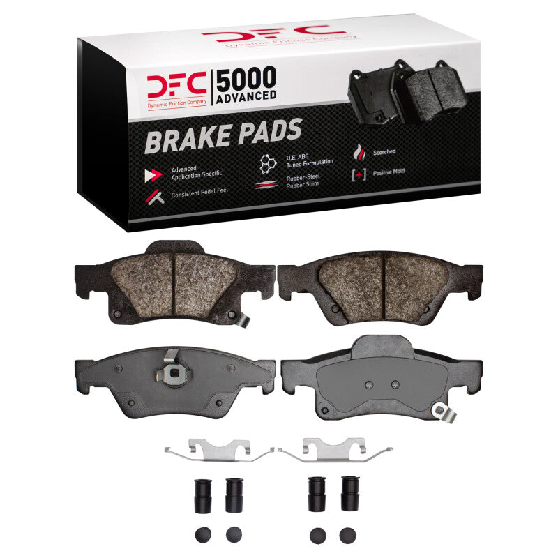 DFC 5000 Advanced Ceramic Brake Pads & Hardware Kit (REAR): Dodge Durango (11-25)