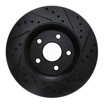 DFC D&S Brake Rotor (FRONT LEFT): Dodge Durango (11-22) - Black