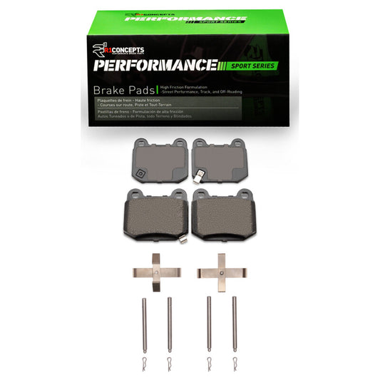 R1 2003-25 G35/Imp/350Z/Outback/BRZ/86/WRX Sport Pads & Hardware Kit | Multiple (2115-0961-01)