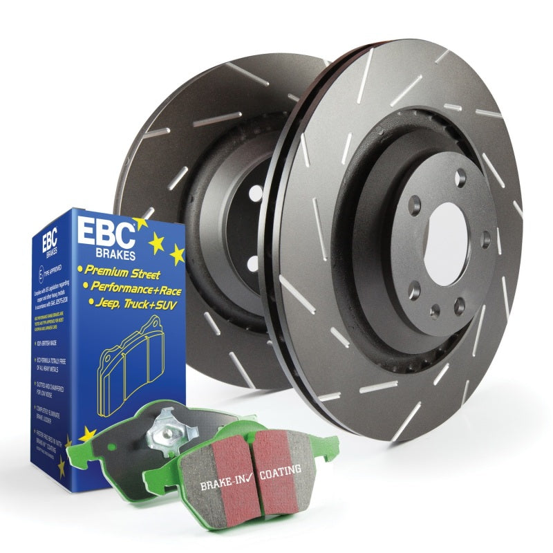 EBC Brakes S2KR1884 S2 Kits Greenstuff 2000 & USR Rotors for Altima Sentra