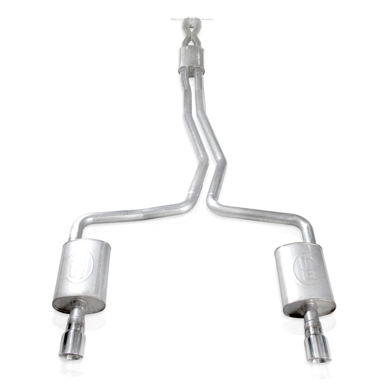 Stainless Works 2-1/2in Chambered X-Pipe Catback | Ford Taurus SHO (10-18) (TA10ECOCB)