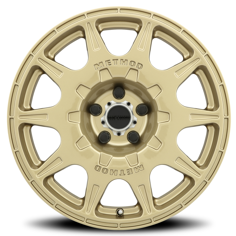 Method MR502 Rally Gold | 17x8" +38mm | 5x4.5mm Wheel