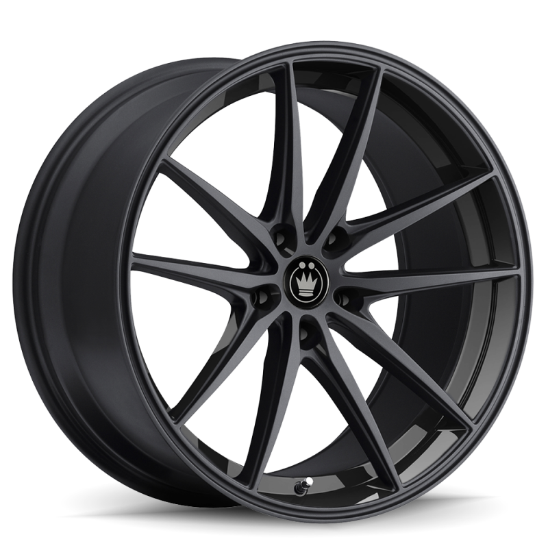 (set of 4) Konig Oversteer Gloss Black | 16x7.5" +45mm | 5x100mm Wheel