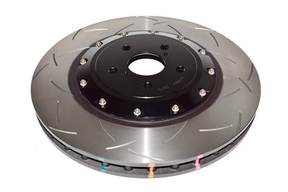DBA 5000 Series T3 Slotted Front Rotor w/ Black Hat | Lexus GS F (16-20) (DBA52788BLKS)