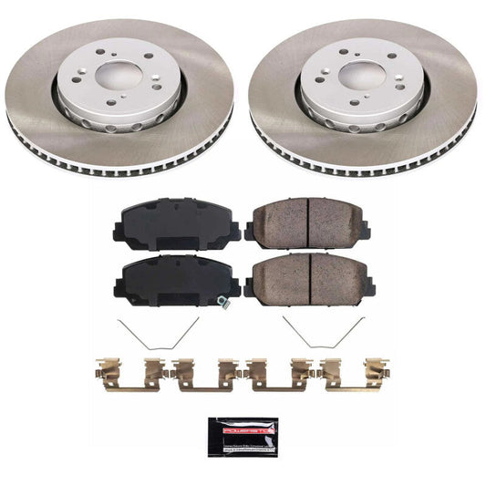 PowerStop 13-18 Acura RDX Front Semi-Coated Rotor Kit (SC6940)