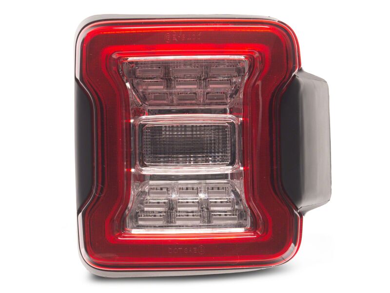 Raxiom 18-26 Jeep Wrangler JL LED Tail Lights Clear Housing Clear Lens (J181426)