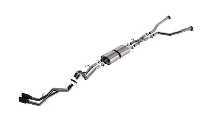 Borla S-Type Cat-Back | Toyota Tundra 22-24 3.4L V6 Hyb. Ext. Cab/Std Bed (145.7in WB) (140939BC)