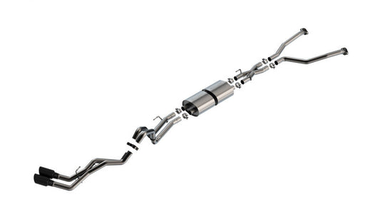 Borla S-Type Cat-Back | Toyota Tundra 22-24 3.4L V6 Hyb. Ext. Cab/Std Bed (145.7in WB) (140939BC)