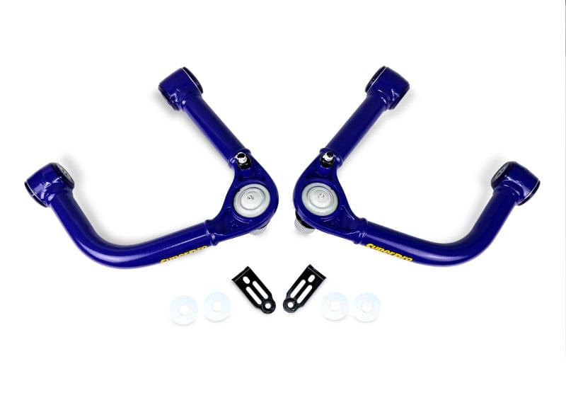 SuperPro 22-23 Toyota Tundra Fixed Offset Front Upper Control Arm Set