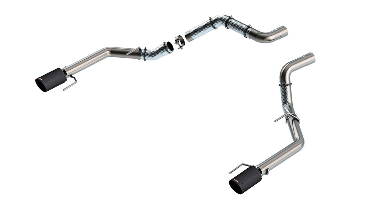 Borla Carbon Fiber Tail Pipe Kit | Ford Raptor 21-23 3in 4.5in Tip (60727CFBA)