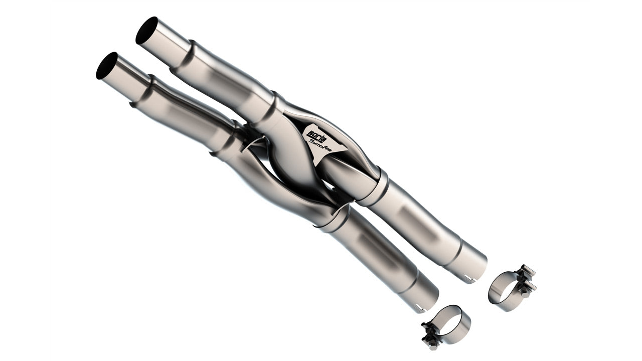 Borla Switchfire X-Pipe OE Resonator Replacement | Ford Mustang 24-25 5.0L V8 (60750)