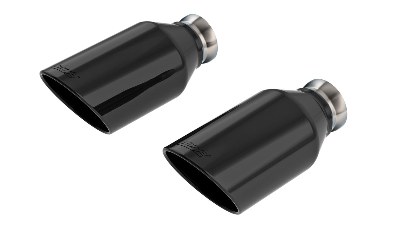 Borla 24-25 RAM 1500 3.0L V6 Tip Kit | Black Chrome (60754BC)