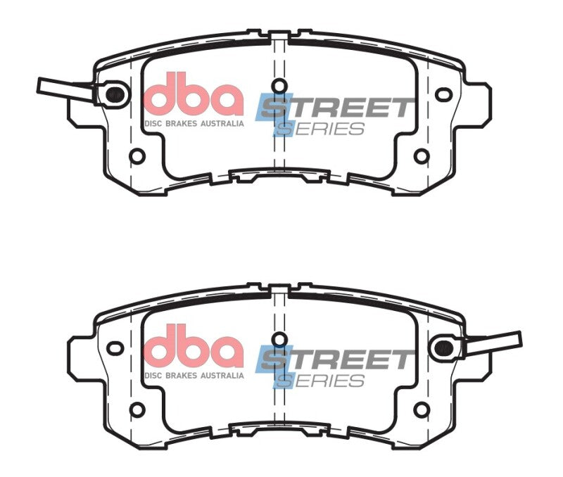 DBA Rear Street Series Brake Pads | Infiniti QX56 (11-13) (DB2244SS)