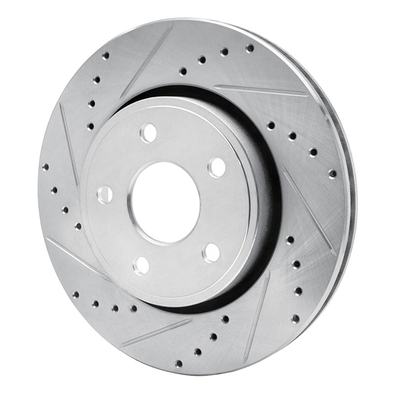 DFC Front Left D&S Silver Brake Rotor (FRONT): Jeep Grand Cherokee (05-10)