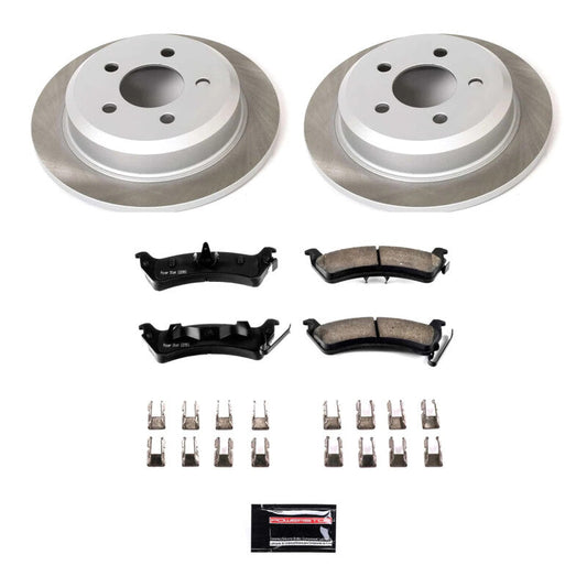 PowerStop 93-98 Jeep Grand Cherokee Rear Semi-Coated Rotor Kit (SC2131)
