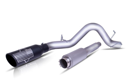 Gibson Patriot Series 4in Single Exhaust | Chevrolet Silverado 1500 LS (15-18) (70-0003)