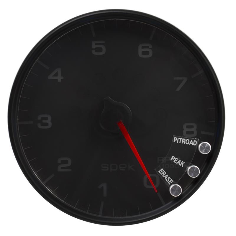 Autometer Spek-Pro 5" Tachometer W/Shift Light 8K RPM