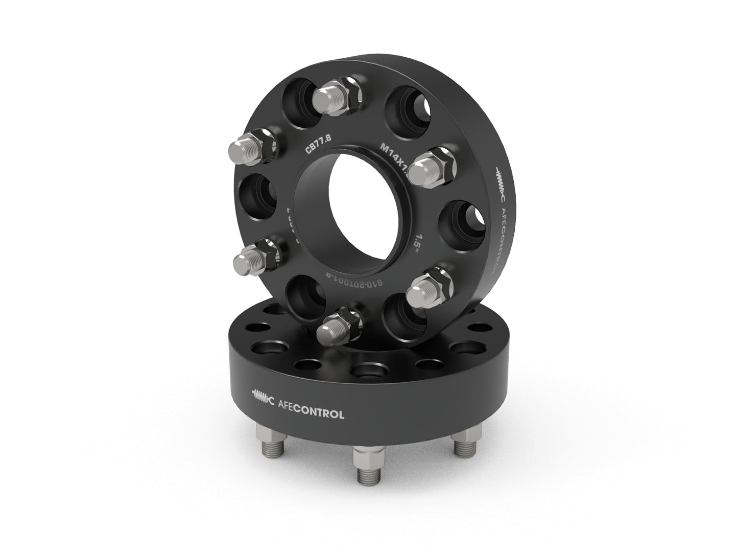 aFe CONTROL Billet 6x5.5mm / CB 77.8mm / 1.5in Wheel Spacers | RAM 1500/2500/3500 (610-20T001-B)