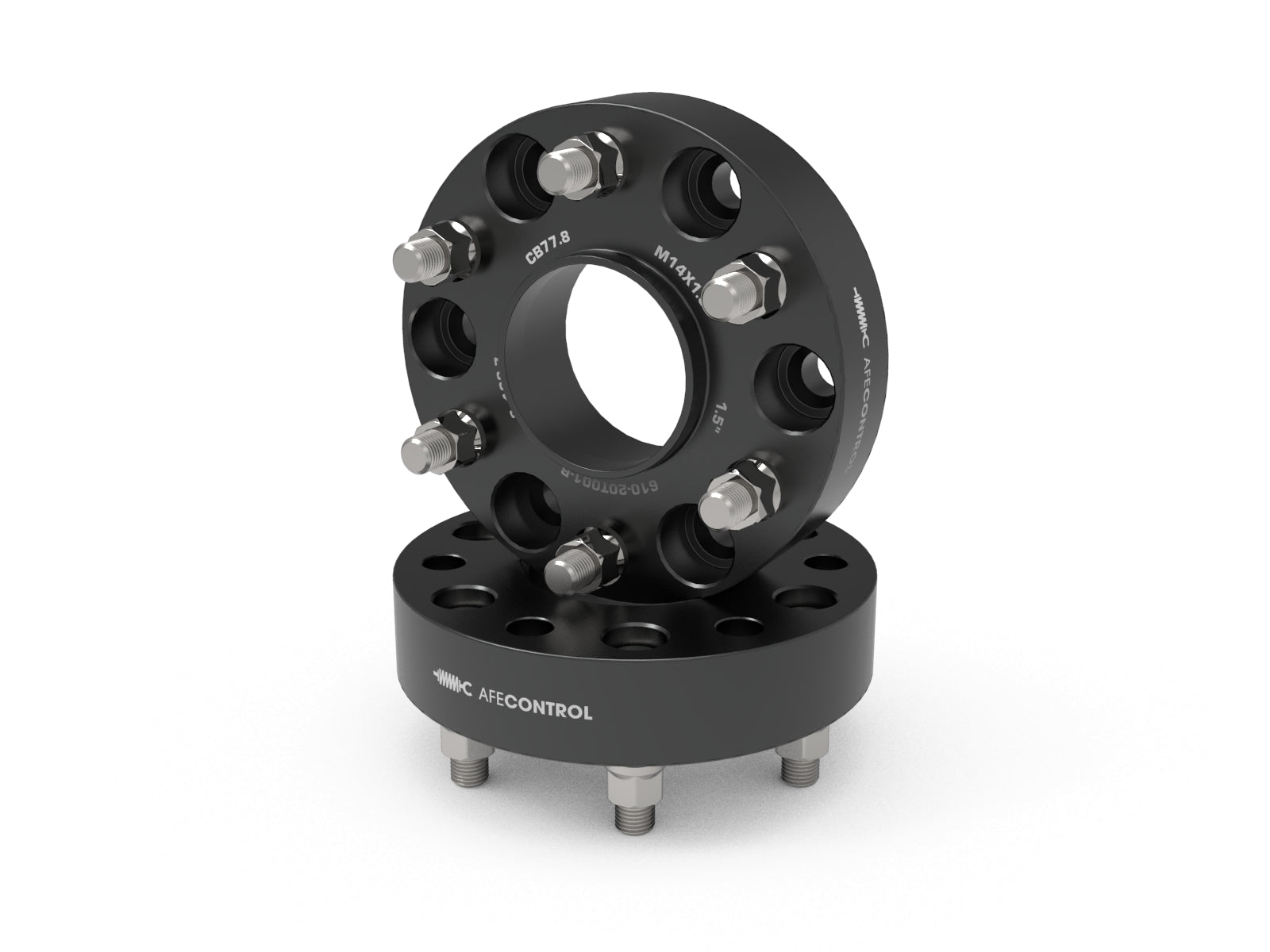 aFe CONTROL Billet 6x5.5mm / CB 77.8mm / 1.5in Wheel Spacers | RAM 1500/2500/3500 (610-20T001-B)