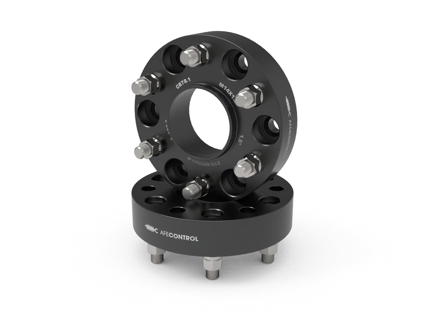 aFe Control 19-25mm 6x5.5mm CB Wheel Spacers | Chevrolet 1500 (610-40T001-B)