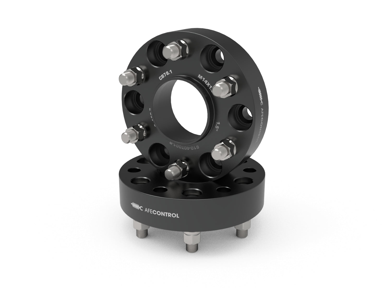 aFe Control 19-25mm 6x5.5mm CB Wheel Spacers | Chevrolet 1500 (610-40T001-B)