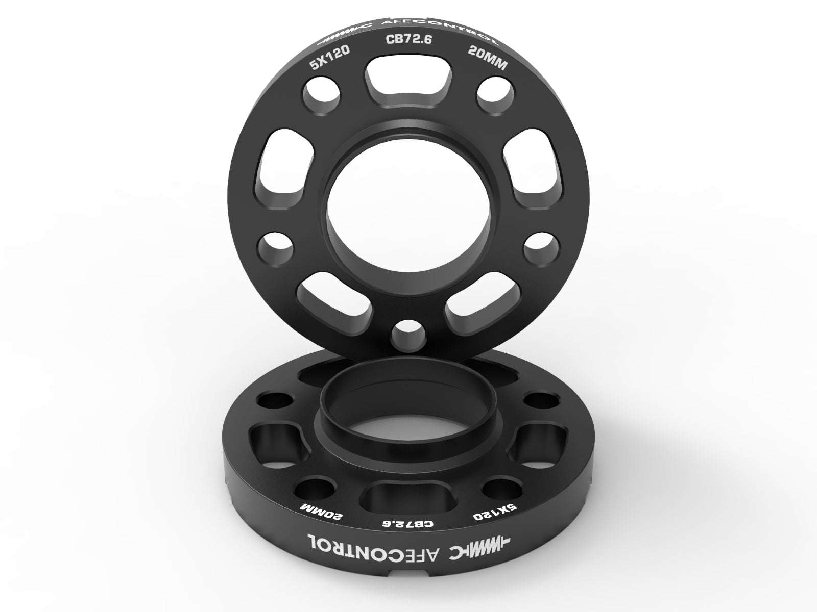 aFe CONTROL Billet Aluminum 20mm Wheel Spacers 5x120 CB72.6 | BMW (610-502004-B)