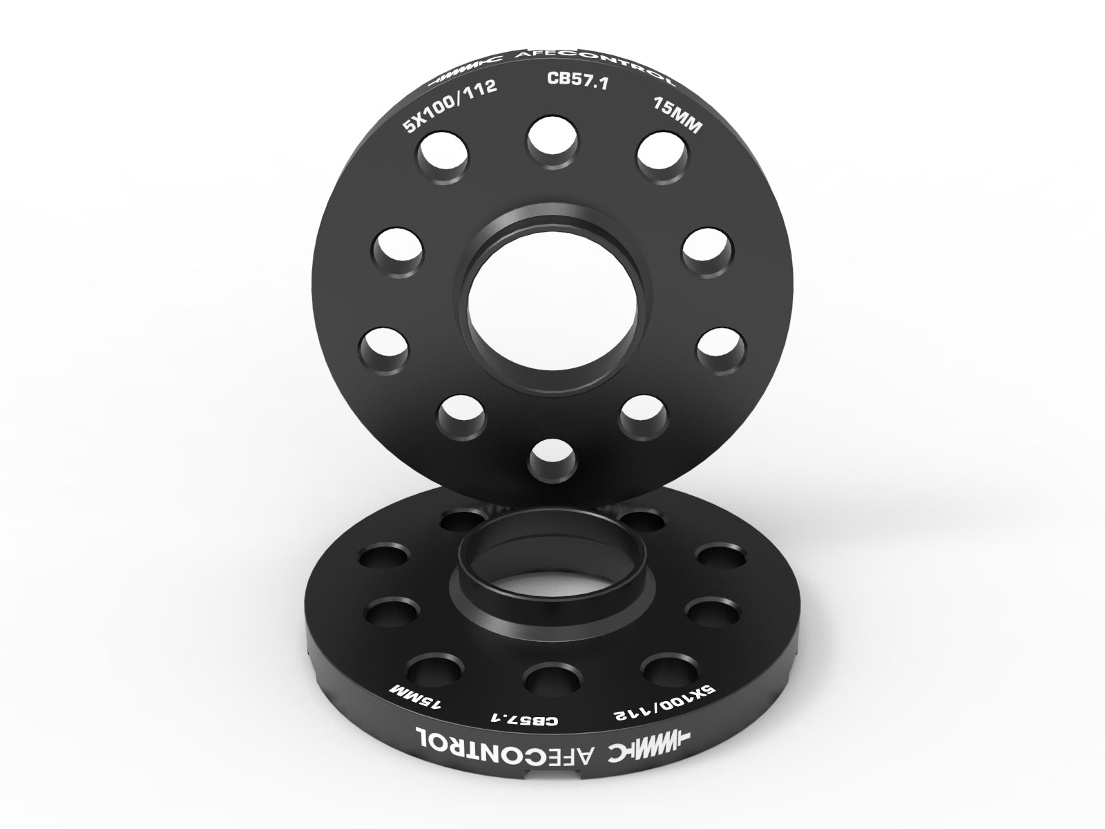 aFe 15mm Billet Aluminum Wheel Spacers 5x100/112 CB57.1 | Volkswagen / Audi (610-611002-B)